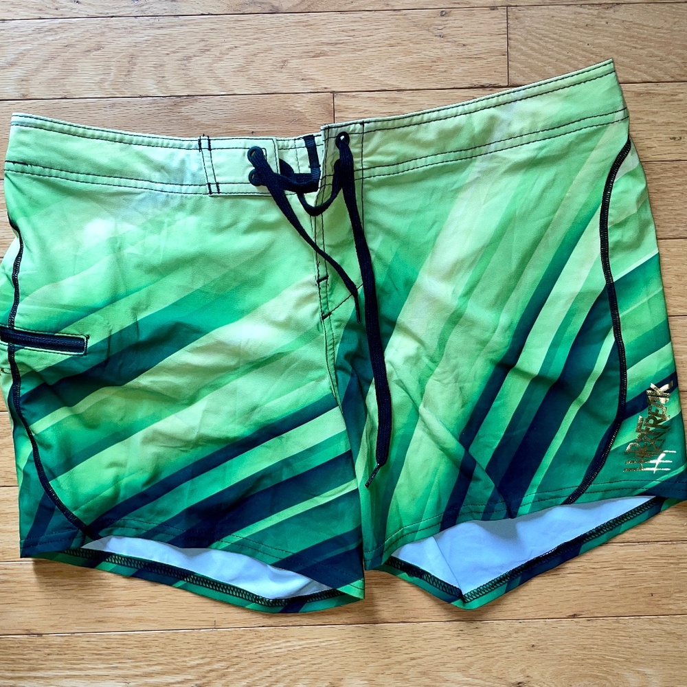 Women’s Hyperfreak by O’Neill Green Surf Board Shorts